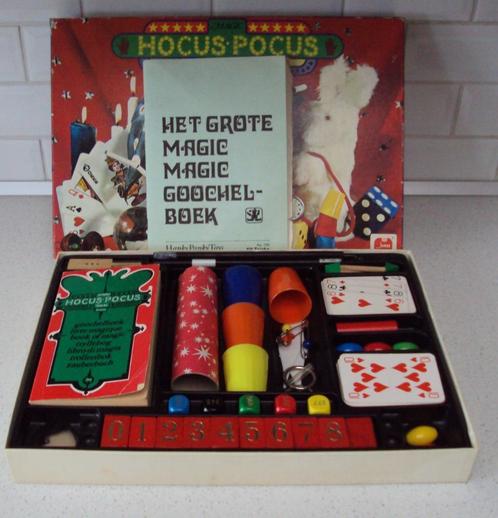 Goocheldoos "Hocus Pocus Magic Show" Van MB., Kinderen en Baby's, Speelgoed | Educatief en Creatief, Gebruikt, Ophalen of Verzenden