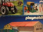 Lot de Playmobil: ferme équestre + jeep-remorque + tracteur, Ensemble complet