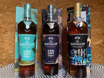 Macallan Concept 1-2-3 Volledig set, Enlèvement, Neuf, Pleine