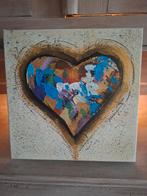 Schilderijtje hart, Antiek en Kunst, Kunst | Schilderijen | Klassiek, Ophalen of Verzenden