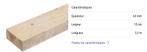 ruwe houten balk 330 cm x 150 mm x 63 mm, Doe-het-zelf en Bouw, Nieuw, Ophalen of Verzenden, Balk, 300 cm of meer