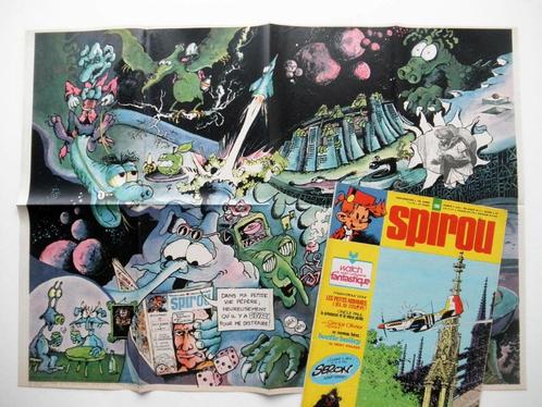 Poster + Spirou 1908 - Watch fantastique - 7 nov. 1974, Livres, BD, Utilisé, Une BD, Enlèvement ou Envoi