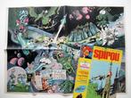 Poster + Spirou 1908 - Watch fantastique - 7 nov. 1974, Gelezen, Ophalen of Verzenden, Watch - Roba - Lambil, Eén stripboek
