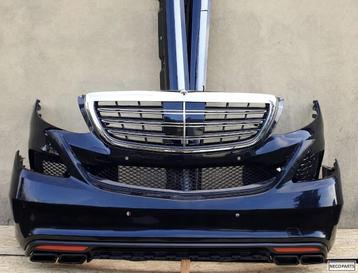 S KLASSE W222 S63 S 63 AMG PAKKET BUMPER ZIJSKIRTS COMPLEET