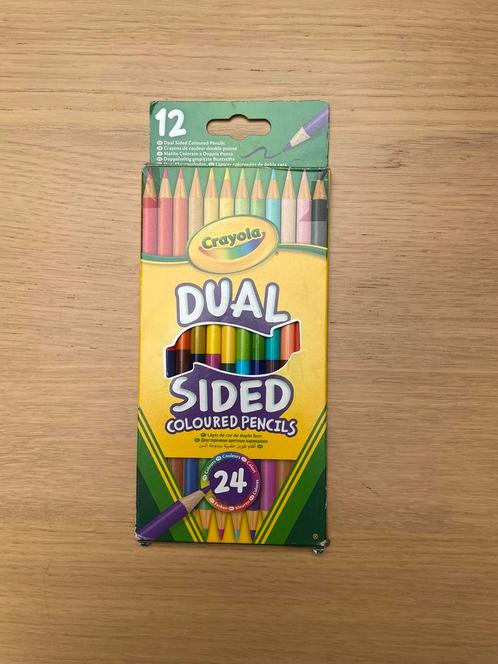 Crayons double face Crayola, Hobby & Loisirs créatifs, Dessin, Comme neuf, Crayon ou Feutre, Enlèvement