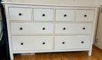 een IKEA Hemnes dressoir met 8 laden in massief wit hout, Ophalen, 5 laden of meer, 150 tot 200 cm, Zo goed als nieuw