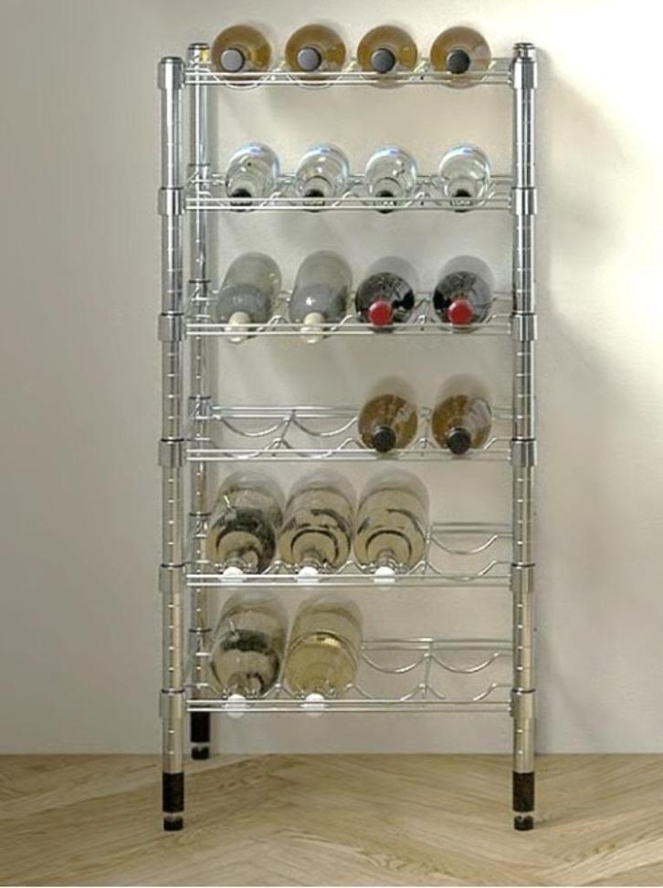Flessenhouder, Huis en Inrichting, Woonaccessoires | Wijnrekken, Zo goed als nieuw, 75 cm of meer, Metaal, 15 tot 25 flessen, Ophalen