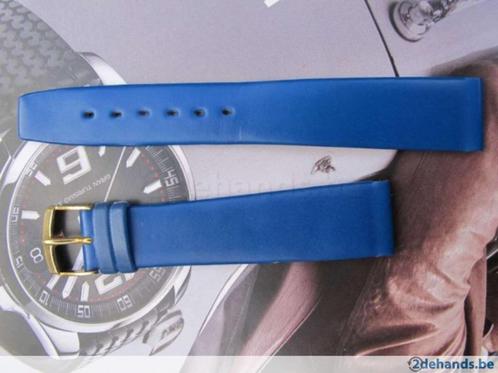 NOS vintage Verdal blauwe band voor herenhorloge 18 mm, Antiek en Kunst, Antiek | Klokken, Ophalen of Verzenden