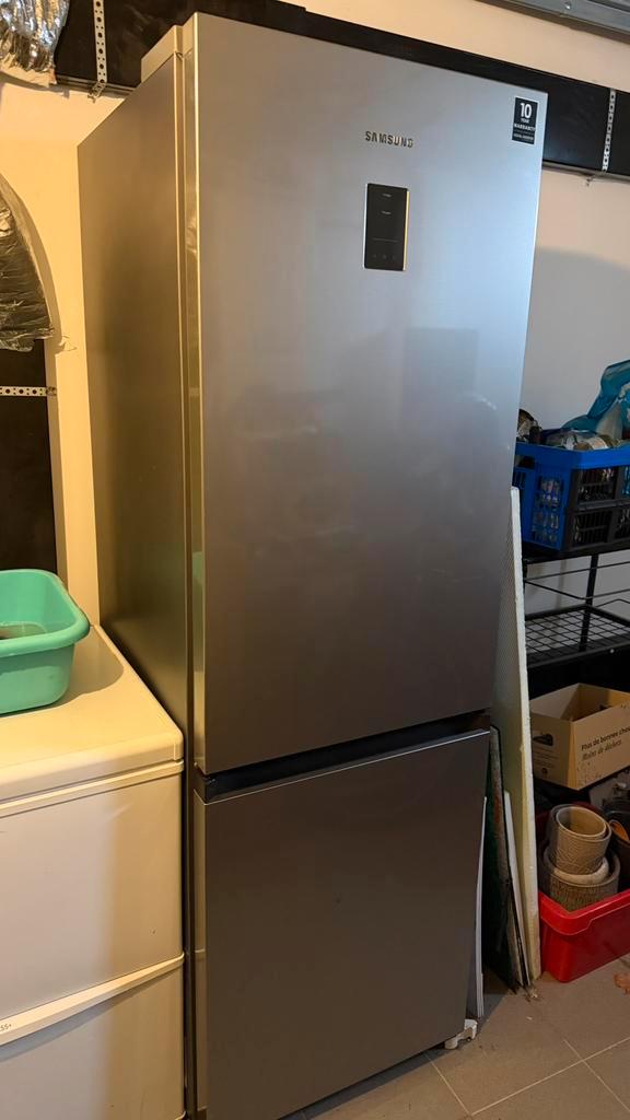 Samsung koel-vriescombinatie No Frost – inox, Elektronische apparatuur, Koelkasten en IJskasten, Zo goed als nieuw, Ophalen