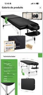 Table de massage esthétique, Enlèvement, Table de massage