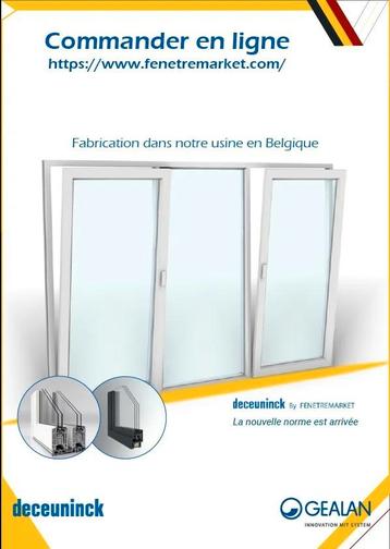 deceuninck chassis portes et baies vitrées livraison offerte beschikbaar voor biedingen