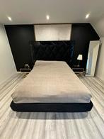 Luxe bed 160x200 met 2 nachtkastjes, Huis en Inrichting, Slaapkamer | Boxsprings, 160 cm, Ophalen of Verzenden, Zo goed als nieuw