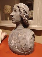 Buste platre patiné, Antiquités & Art, Curiosités & Brocante, Enlèvement