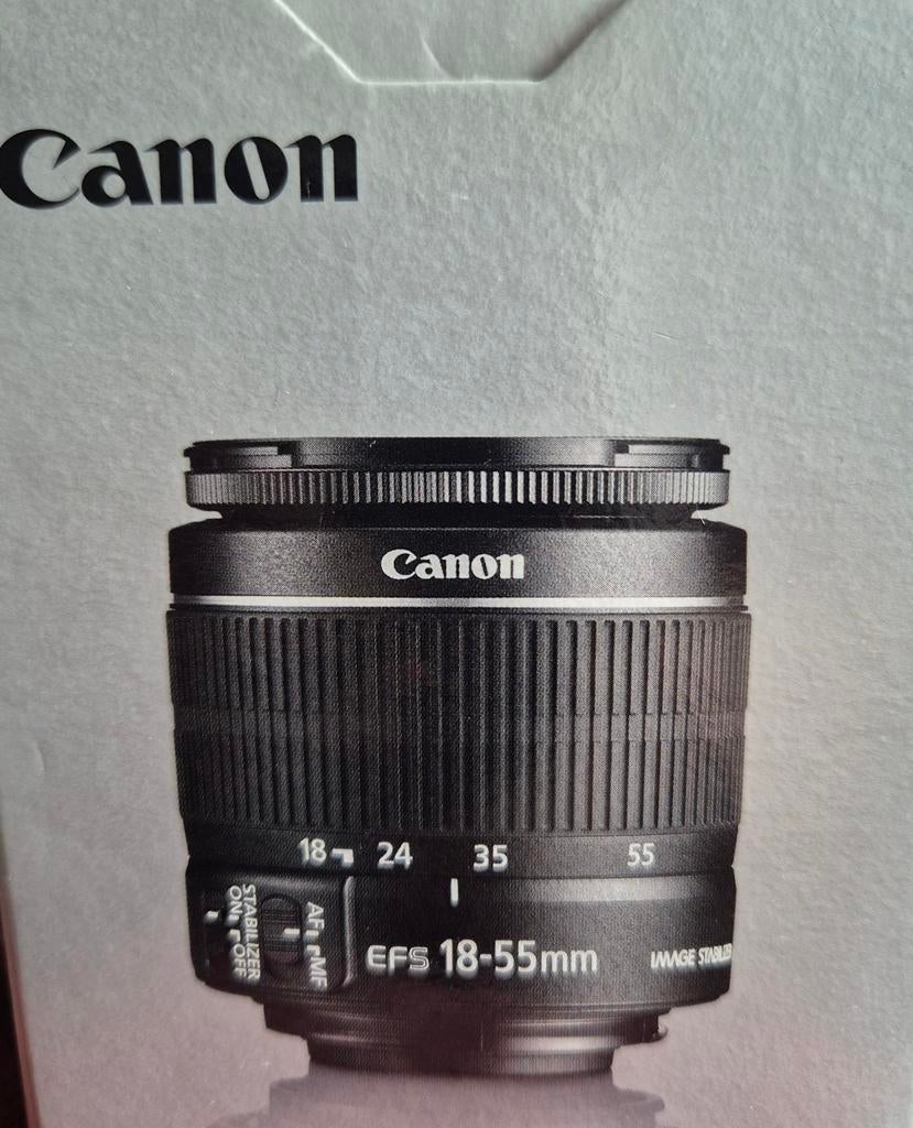 Canon EF-S 18-55mm f/3.5-5.6 IS, Audio, Tv en Foto, Foto | Lenzen en Objectieven, Ophalen, Zoom