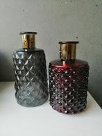 vaas decoratieve kruik sierkruik, Ophalen of Verzenden, Zo goed als nieuw, Glas