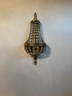 Kristallen luster en wandverlichting, Ophalen, Zo goed als nieuw