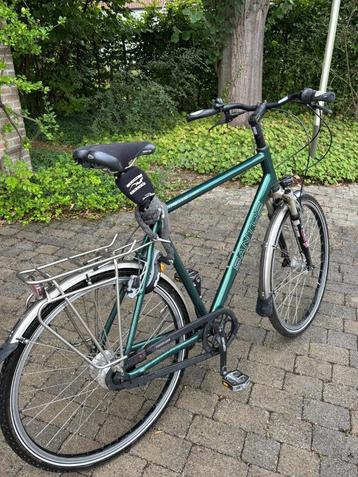 Donkergroene herenfiets merk Santos trekking comfort beschikbaar voor biedingen