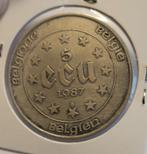 5ecu, Timbres & Monnaies, Monnaies | Belgique, Enlèvement ou Envoi, Argent, Argent