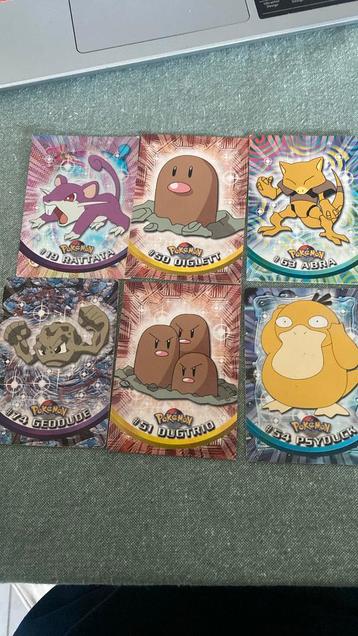 Topps pokemon kaarten van jaar 1995,96 en 98, Hobby en Vrije tijd, Verzamelkaartspellen | Pokémon, Ophalen, Zo goed als nieuw