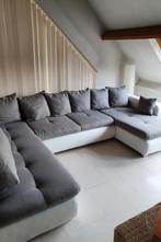 U vorm zetel, Huis en Inrichting, Ophalen, Gebruikt, Stof