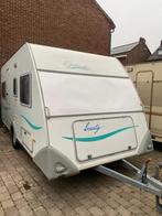 Caravan knaus eifelland, Caravans en Kamperen, Caravans, Vast bed, Rondzit, Schokbreker, 5 tot 6 meter