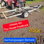 Chassis caravan aanhangwagen remork trailer tiny House bouw, Ophalen, Zo goed als nieuw