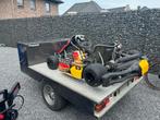 Te Koop Kart 125cc met aanhanger, Sport en Fitness, Karting, Ophalen, Gebruikt, Kart