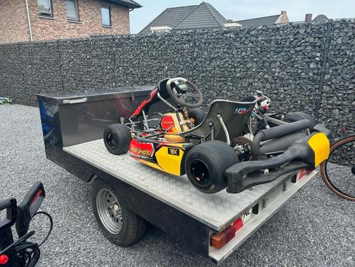 Te Koop Kart 125cc met aanhanger, Sport en Fitness, Karting, Gebruikt, Kart, Ophalen
