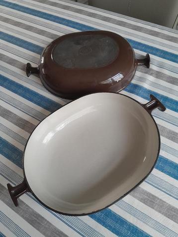 Le Creuset Vintage TBE grote ovenschaal 33 cm beschikbaar voor biedingen