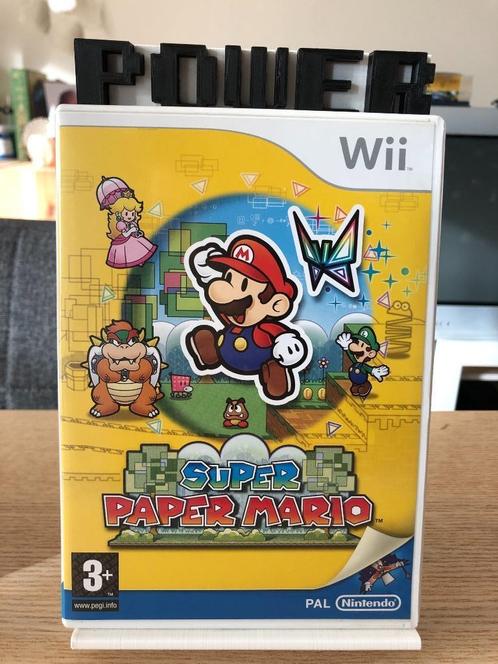 Super paper mario (Nintendo wii), Consoles de jeu & Jeux vidéo, Jeux | Nintendo Wii, Comme neuf, Aventure et Action, 1 joueur