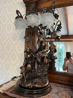 Bronze lampedair, Antiek en Kunst, Ophalen