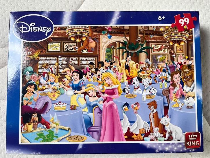Puzzle Disney Princesses - 99 pcs - 6+, Kinderen en Baby's, Speelgoed | Kinderpuzzels, Zo goed als nieuw, 6 jaar of ouder, Meer dan 50 stukjes