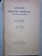 Geologie mijnbouw Luik E.O 1930 Wallonie Wetenschap, Boeken, Ophalen of Verzenden