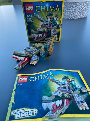 Lego Chima - Crocodile Legend Beast - 70126, Enlèvement ou Envoi, Comme neuf, Ensemble complet, Lego