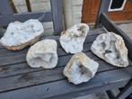 Mooi lot bergkristal geodes, Verzamelen, Mineralen en Fossielen, Ophalen
