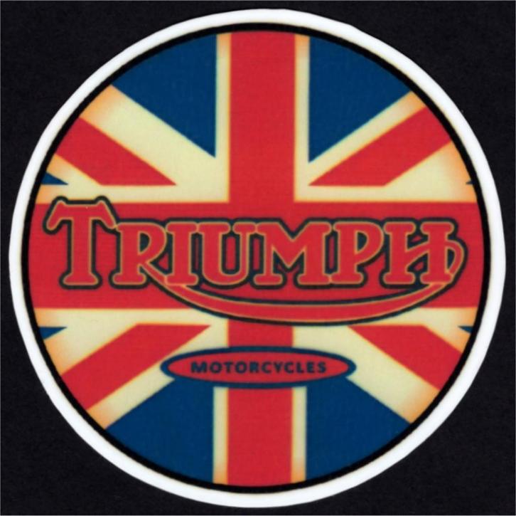 Triumph Motorcycles sticker #4, Motoren, Accessoires | Stickers, Verzenden
