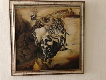 Kunst Reproductie Salvador Dali ''Le grand paranoïaque'' beschikbaar voor biedingen