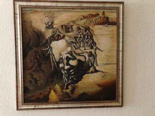 Kunst Reproductie Salvador Dali ''Le grand paranoïaque'', Huis en Inrichting, Woonaccessoires | Schilderijen, Tekeningen en Foto's