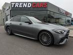 MERCEDES C180 9G-TRONIC PACK AMG PACK NIGHT PANO CARPLAY AMB, 4 deurs, Zwart, 4 cilinders, Leder