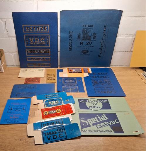 Leuk tabak reclame verzameling VDC Deinze, Verzamelen, Merken en Reclamevoorwerpen, Gebruikt, Verpakking, Ophalen of Verzenden