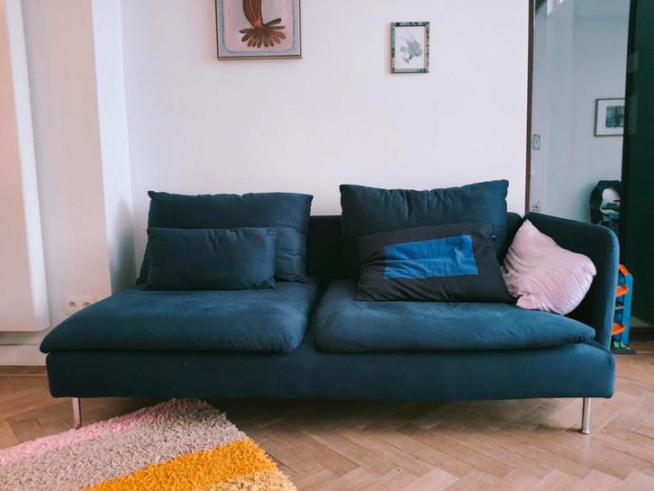 Zetel soderhamn Ikea met nieuwe hoes Bemz, Maison & Meubles, Canapés | Coins salons complets, Utilisé, Bois, Tissus, Enlèvement