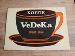 Grande tôle publicitaire café VeDeKa 1954, Enlèvement ou Envoi, Utilisé