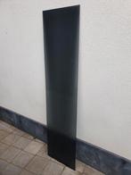 Zwart (mat) glazen blad 160x39cm, Comme neuf, Enlèvement