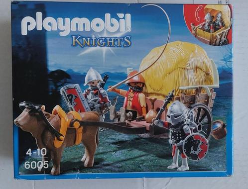 Playmobil Knights 6005 - Camouflage hooiwagen valkenridders, Kinderen en Baby's, Speelgoed | Playmobil, Gebruikt, Complete set