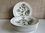 Boch Botanica 8 diepe borden, Huis en Inrichting, Keuken | Servies, Ophalen of Verzenden, Zo goed als nieuw, Porselein, Bord(en)