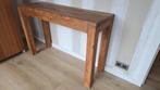 Volhouten bijzettafel – 120x40x80 cm, Ophalen, Gebruikt, 75 cm of meer, 60 cm of meer