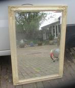 Mooie Antieke Houten Barok Spiegel - 105x75, Antiek en Kunst, Ophalen of Verzenden, Rechthoekig