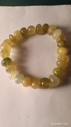 Deux bracelets élastiques avec péridot naturel, Enlèvement ou Envoi, Neuf, Avec pierre précieuse