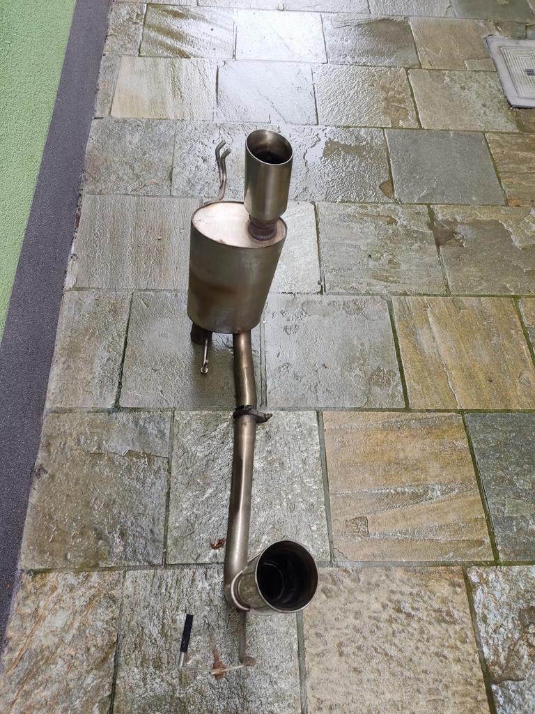 Friedrich Motorsport inox dubbel pipe voor Hyundai i20, Auto-onderdelen, Uitlaatsystemen, Ophalen, Hyundai