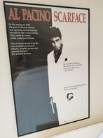 Scarface poster ingekaderd, Ophalen, Zo goed als nieuw, Rechthoekig Staand, Film en Tv